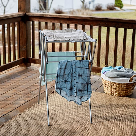 Household Essentials 35" Extendable Metal Drying Rack
